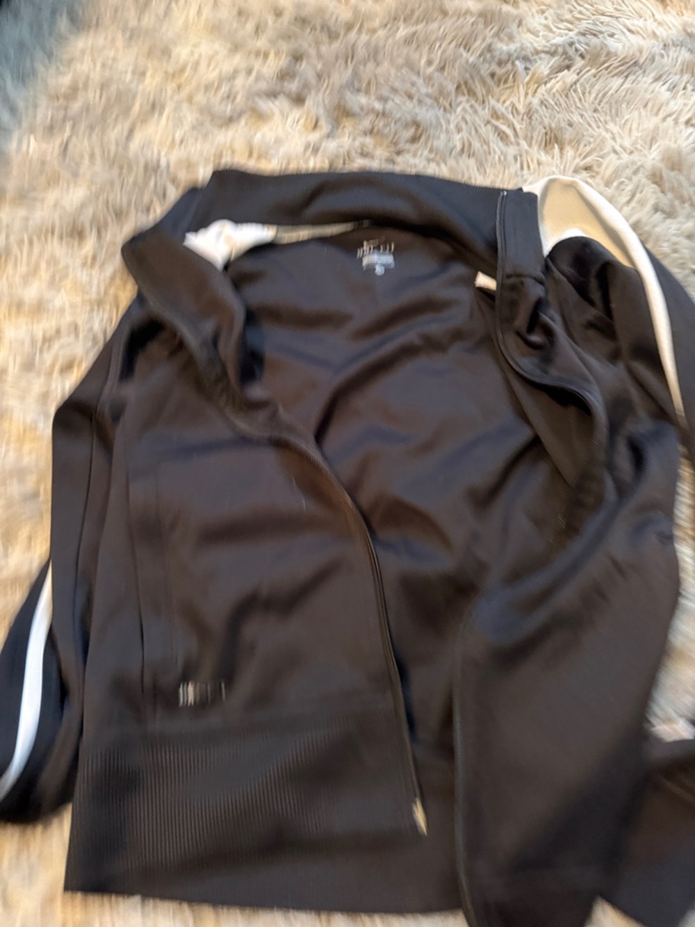 Nike Black & White Women's Track Jacket